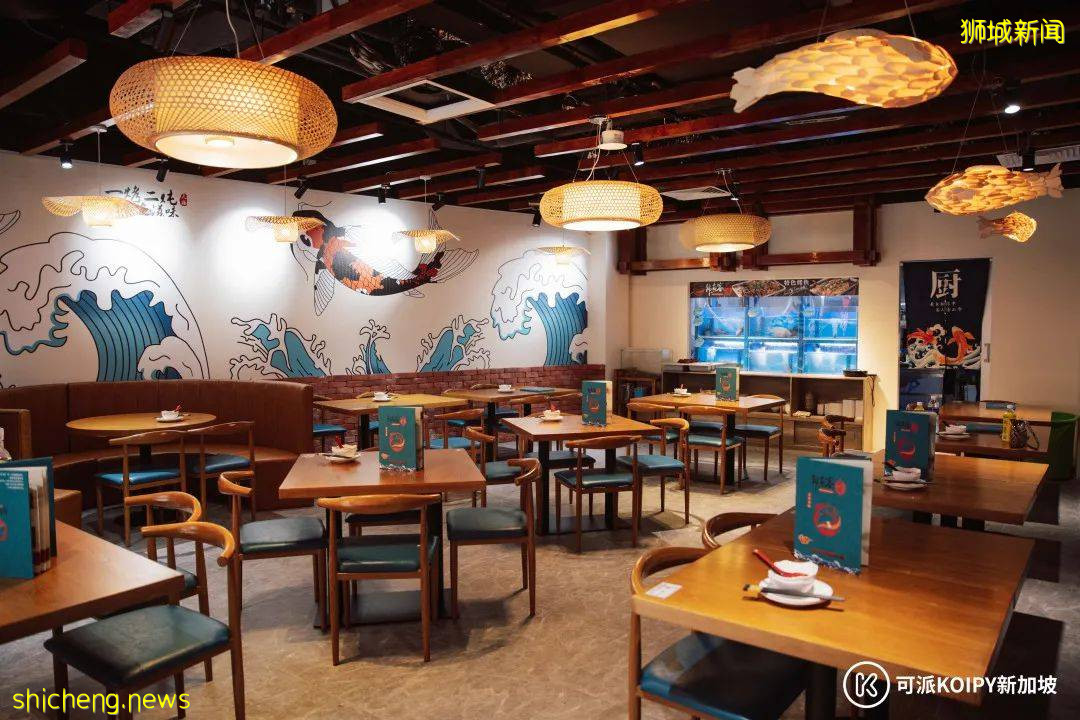 買一送一的烤魚和啤酒，拿來吧你