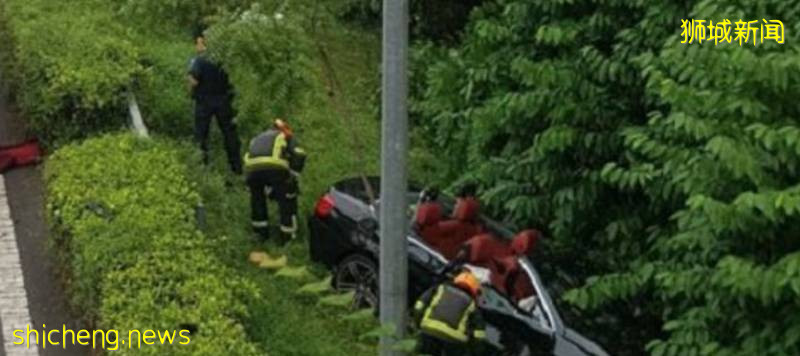 CTE今早發生慘烈車禍，32歲敞篷司機飛出車外當場死亡
