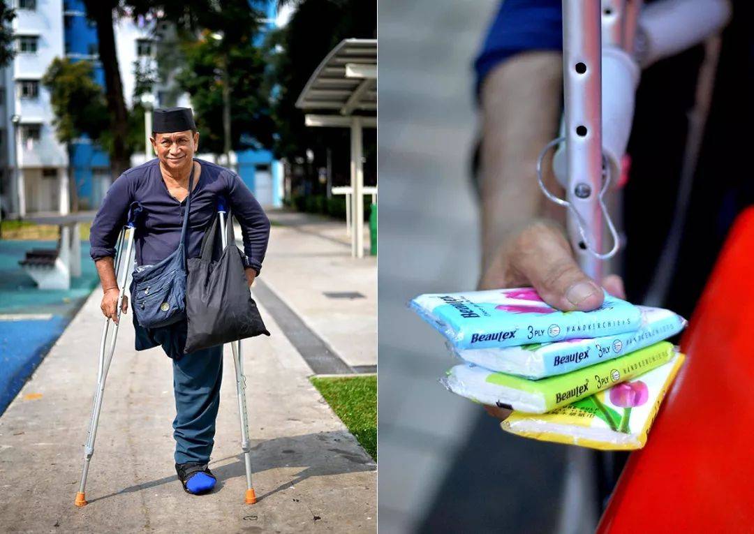新加坡爲什麽這麽多老年人在街頭賣紙巾？每個月賣多少錢才能養活自己