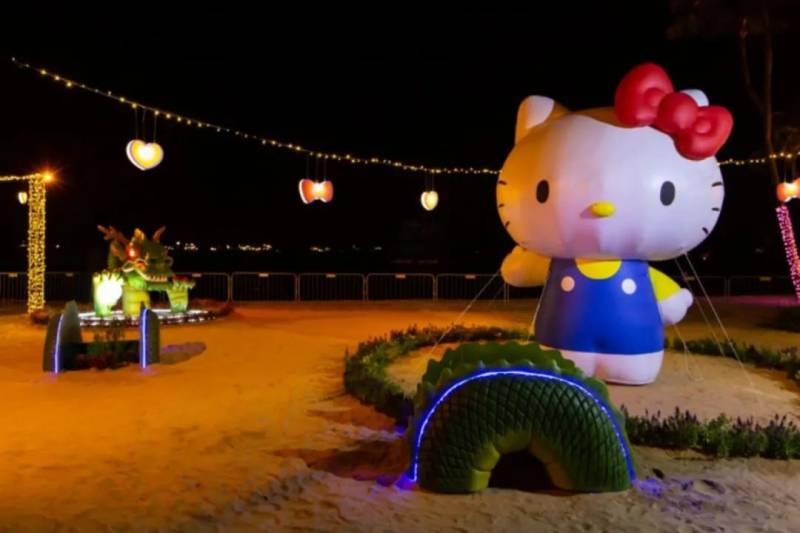 夜间活动“Island Lights”灯光展登场啦