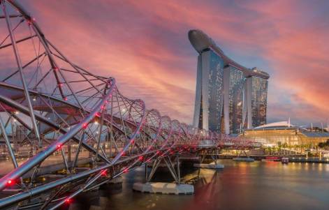 昨天，新加坡神仙晚霞刷屏朋友圈！這些地點觀賞效果炸裂