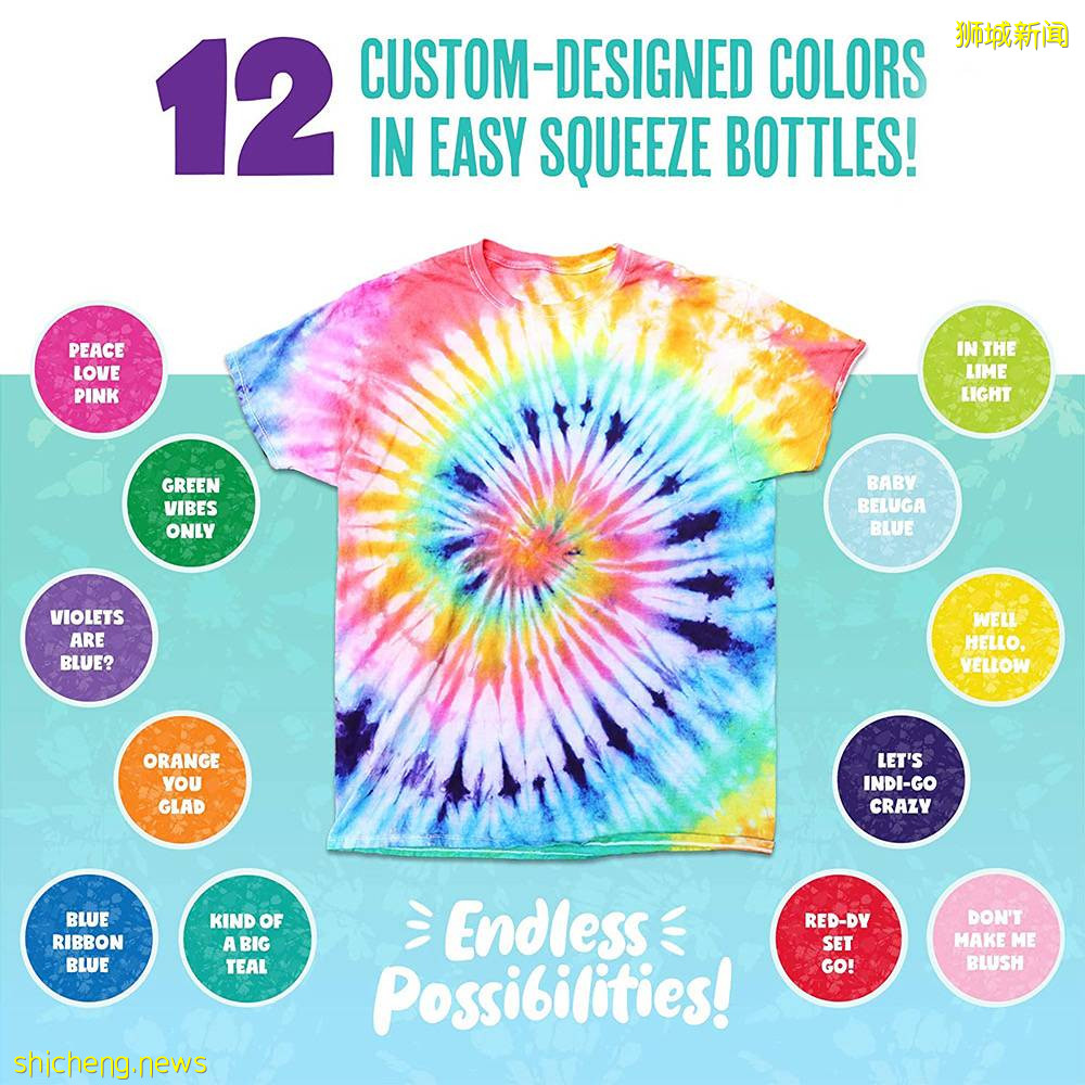 萬聖節專場來啦🎃 S$1買火爆歐美的12色手工紮染大禮包💥 還送空氣炸鍋、九陽豆漿機和中國零食大禮包