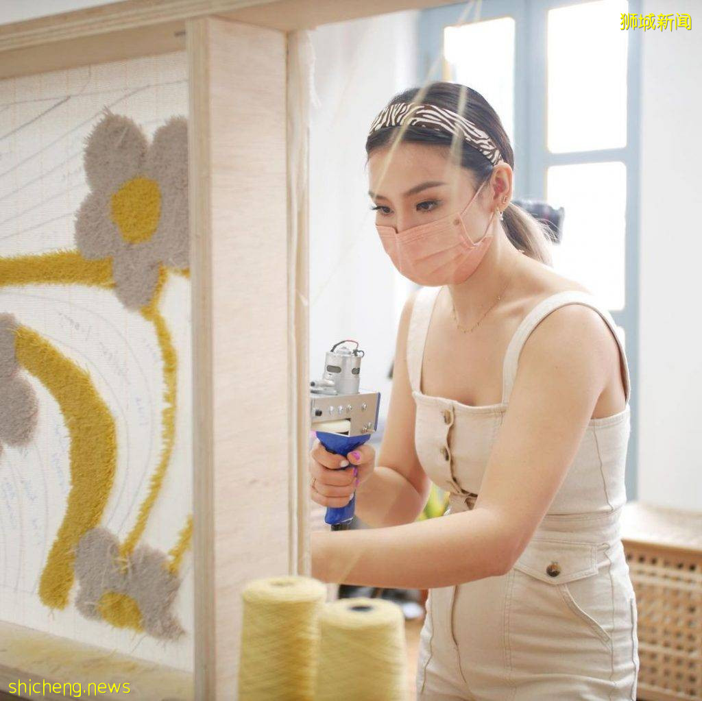 “Tuft Club”新加坡首家簇绒地毯工作室!花色丰富、好看耐用,制作专属你的作品💕