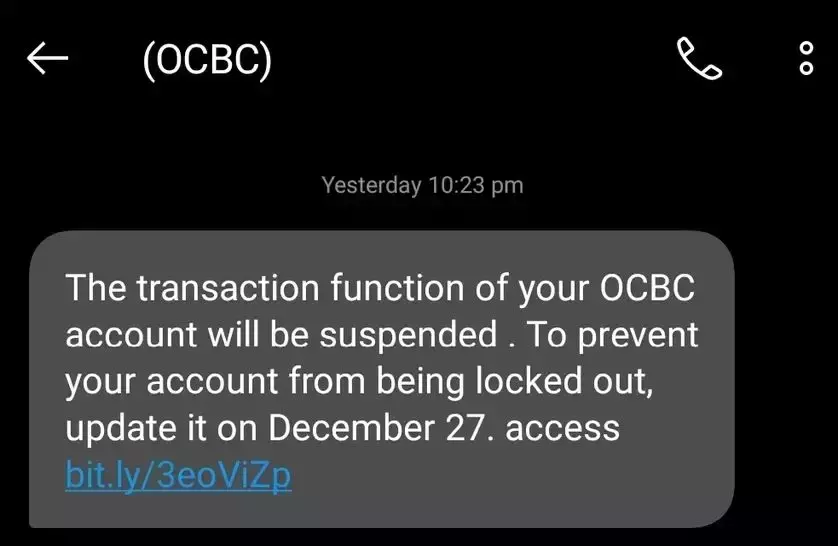 事件升級！新加坡夫婦遭遇“華僑銀行”電話詐騙，損失5年積蓄