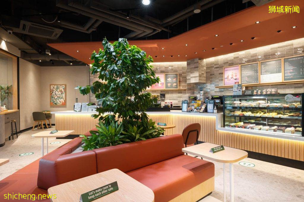 星巴克在Gardens by the Bay内开新店!明亮式设计超有看点