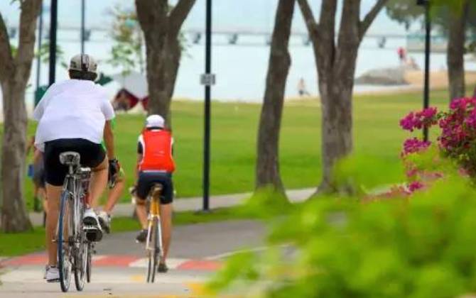 任性,五人脚车车队把公园连道当赛道,夫妇被撞“人仰车翻 !”