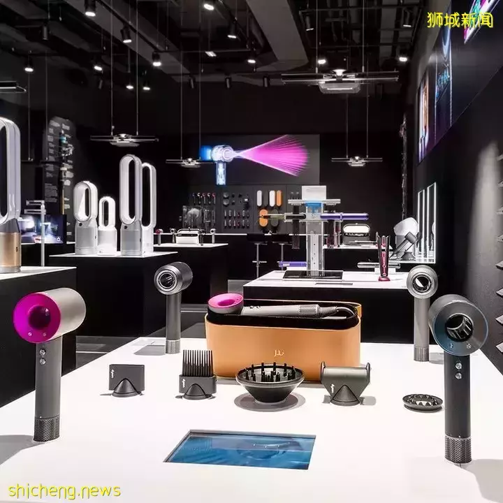 Dyson VivoCity旗舰店是东南亚最大体验店!设立美容造型专区,让你免费进行美发咨询😎