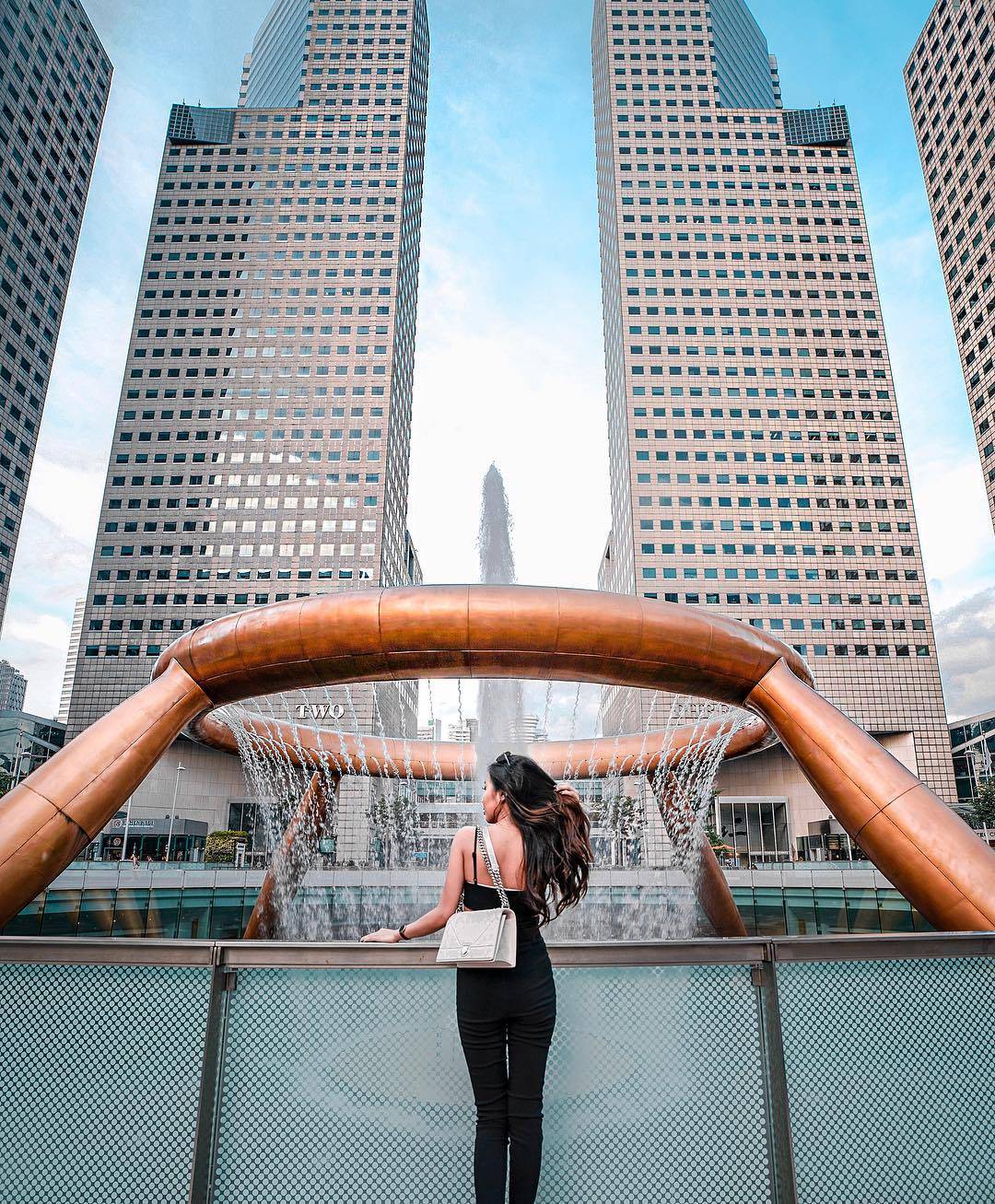 探索水域之美💙新加坡秘密打卡據點💦財富噴泉！氣場攀升、沐浴身心，添好運再出發👣