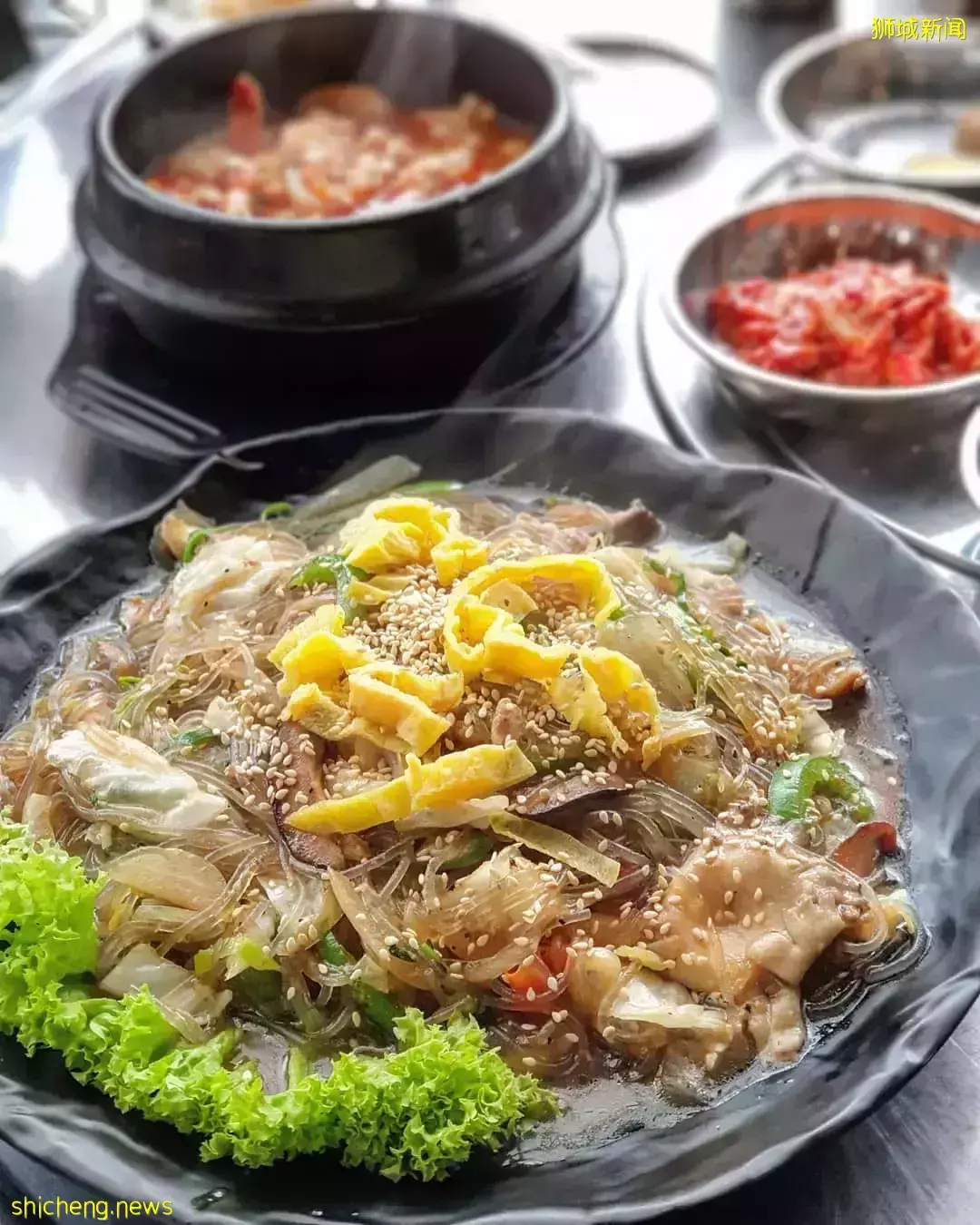 The GOGI韩式铁板芝士炸鸡、辣炒猪肉、芝士玉米🤤 经典韩式料理这里吃