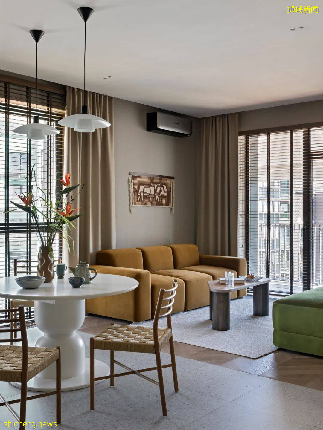 融入新加坡文化的极简公寓