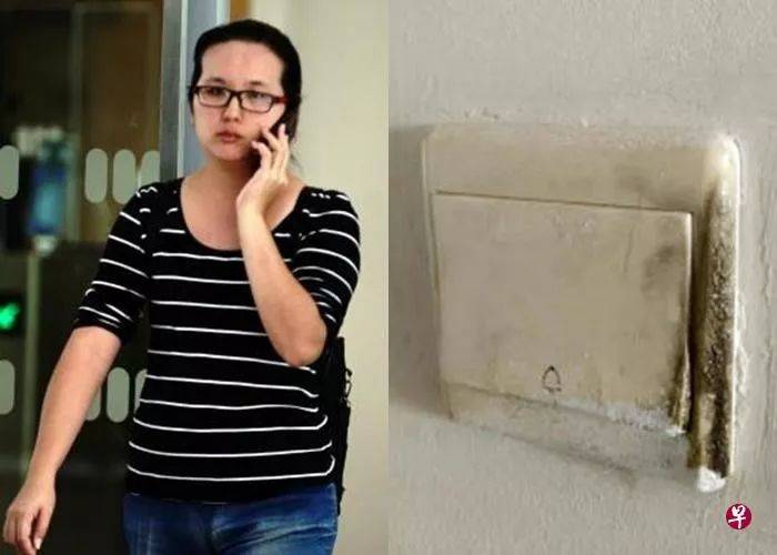 女屋主自导自演一场戏？ 火烧自家门、报警捉阿窿