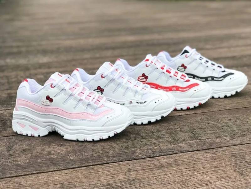前方高萌預警!Skechers x Hello Kitty超可愛聯名款來啦!!LAZADA已經開售,線下門店10月5日發售