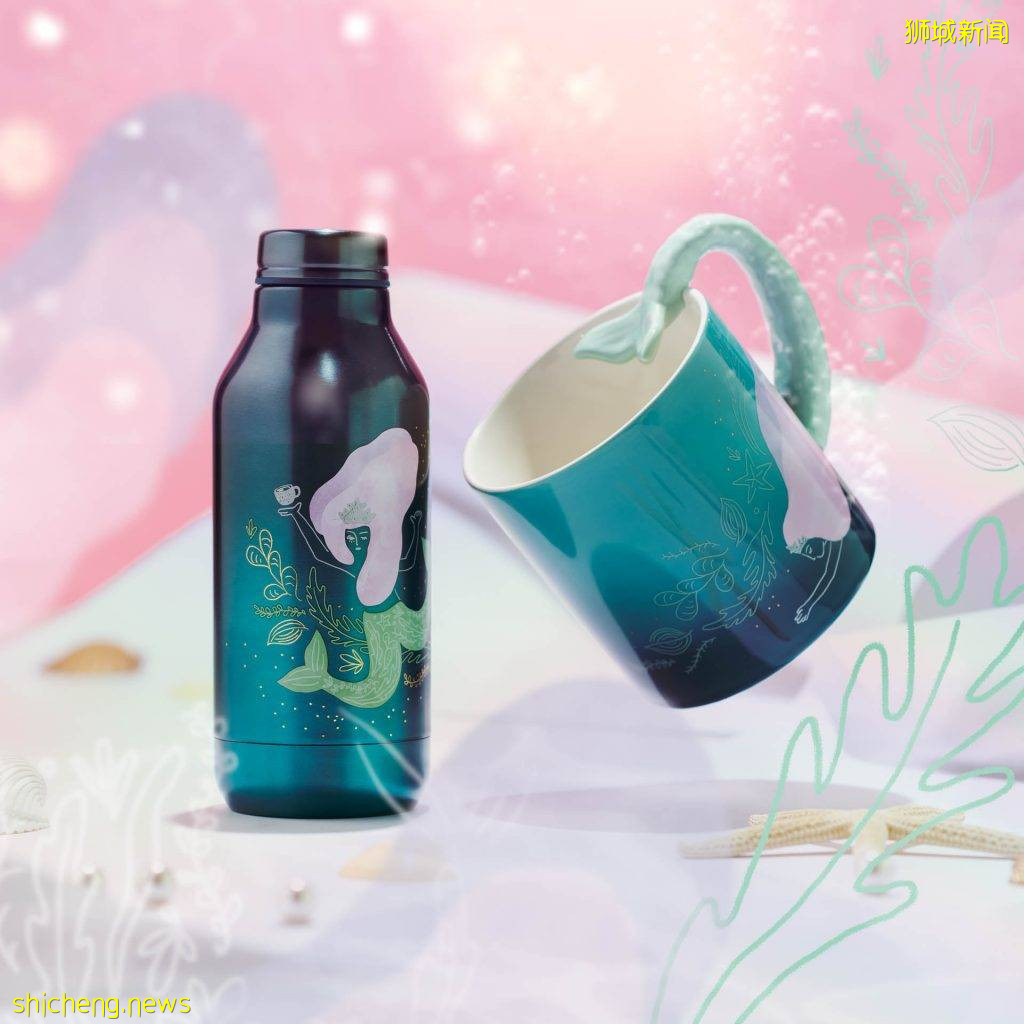 星巴克周年美人魚系列9月15日上市！雙尾美人魚小熊可愛到犯規