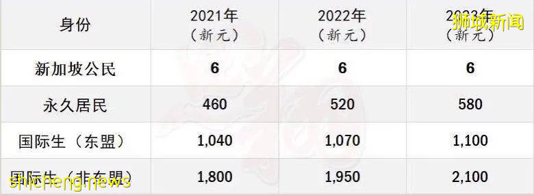 2022年最新 新加坡中小学和理工学院学费汇总
