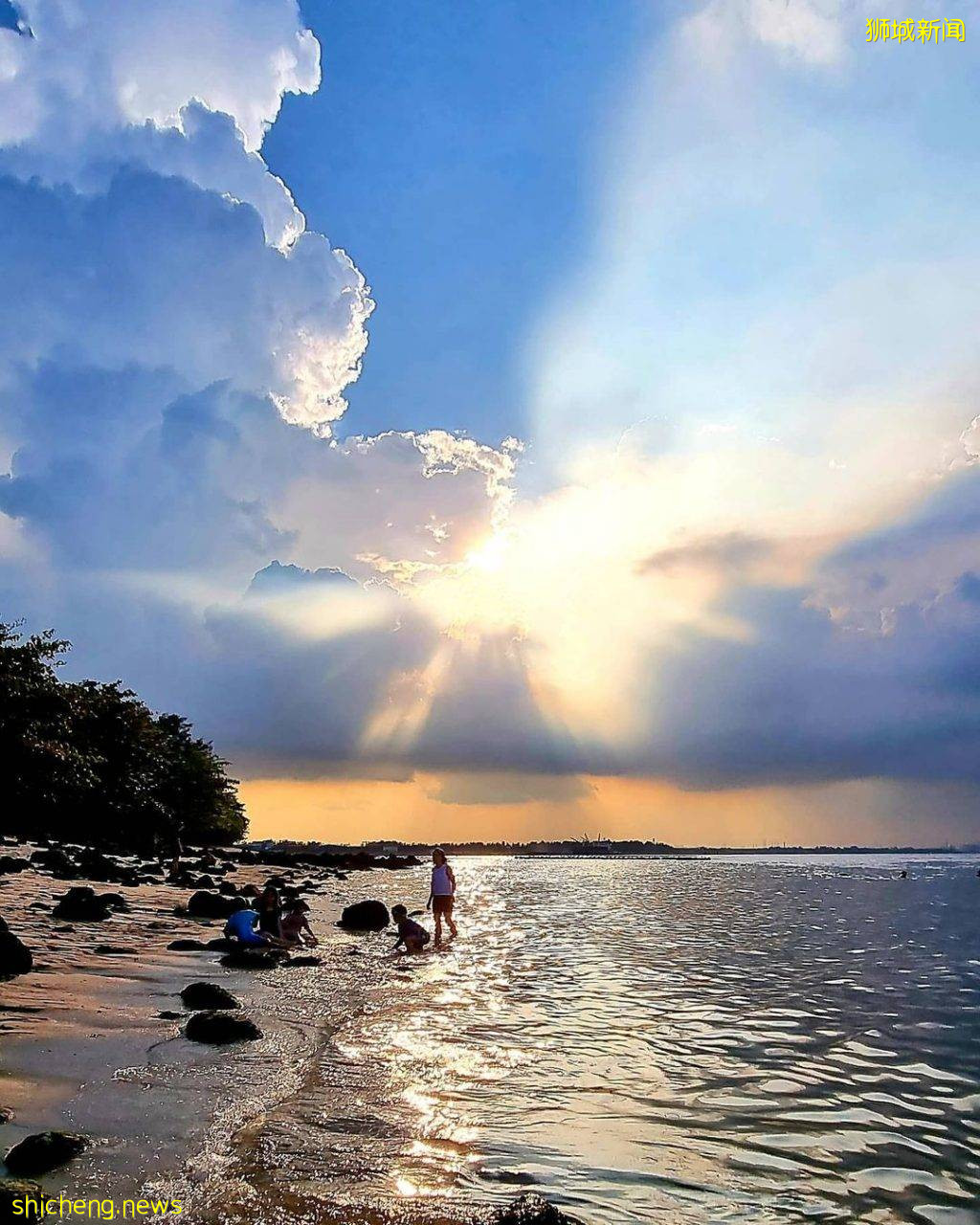 小众海滩打卡🌊 Punggol Beach布满小石子的海滩！享受微风轻佛、观赏海岸景色✨ 