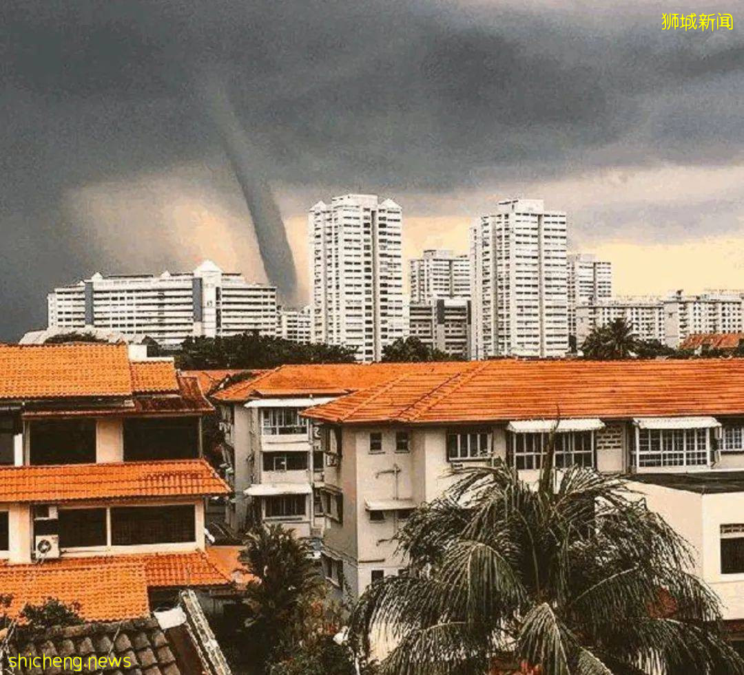 實拍！新加坡再現“水龍卷”！水柱直沖雲霄，猶如末日