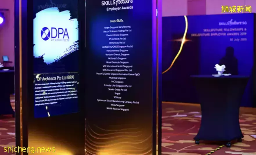 南洋理工大學榮獲新加坡最高技能雇主獎