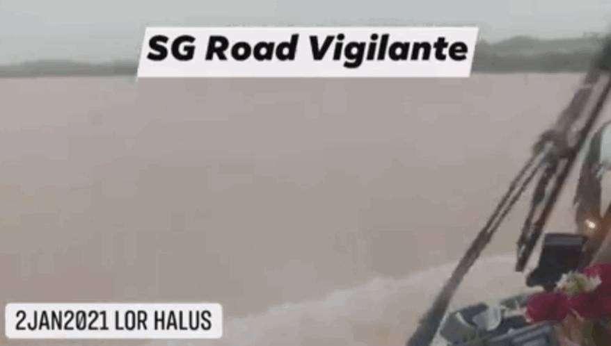 连续暴雨多天，终于在新加坡看到了黄河