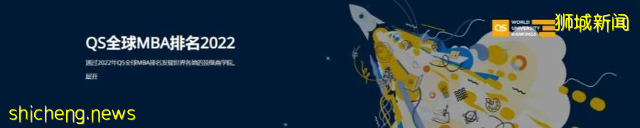 【新加坡留學】QS2022全球MBA、商科碩士排名發布!新國大再奪亞洲榜首 .