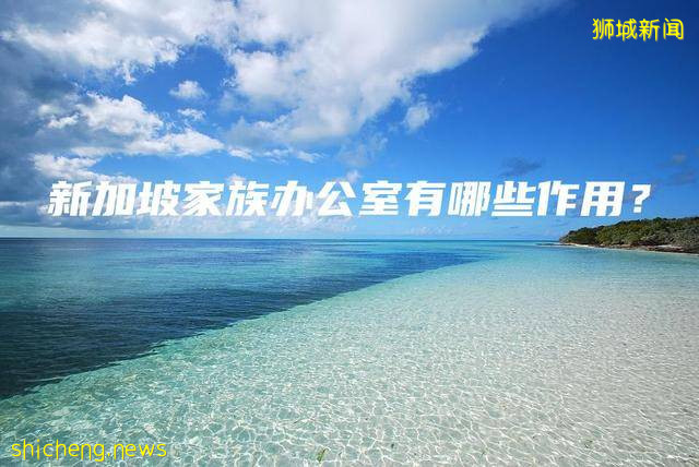 新加坡家族办公室有哪些作用