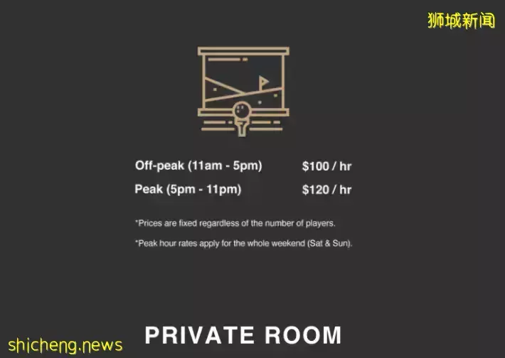 高级感满满的室内虚拟高尔夫球场@Marina Square