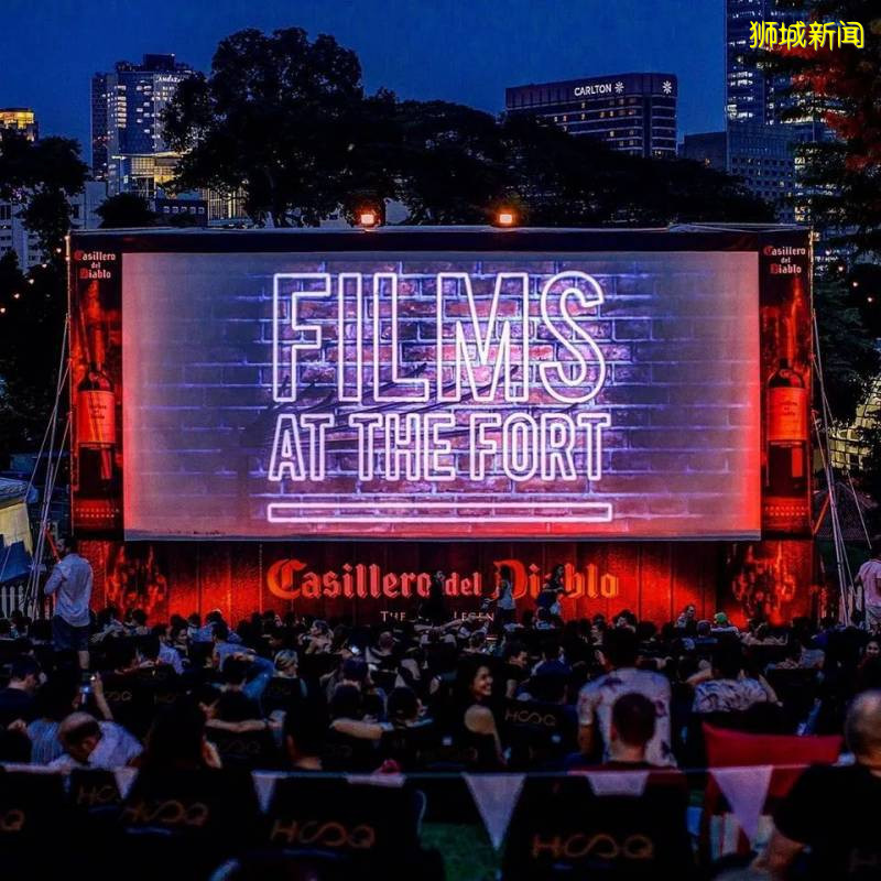 新加坡露天快閃電影院~你嘗試過嗎