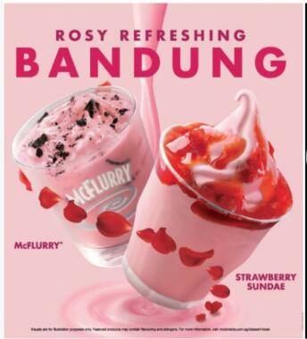 新加坡麥當勞“少女心”網紅冰激淩回歸，女朋友感動的不忍下口