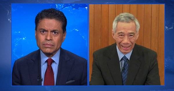 ◤肺炎疫情◢由美国“领导抗疫” 李显龙:当然希望如此