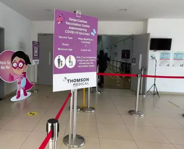 新加坡兒童疫苗開打,現場孩子們的反應亮了