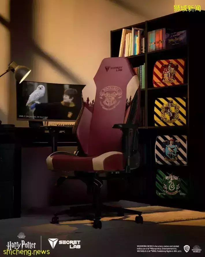 Secretlab x Harry Potter聯名電腦椅！高科技人體工程椅搭配魔法世界，好想擁有啊