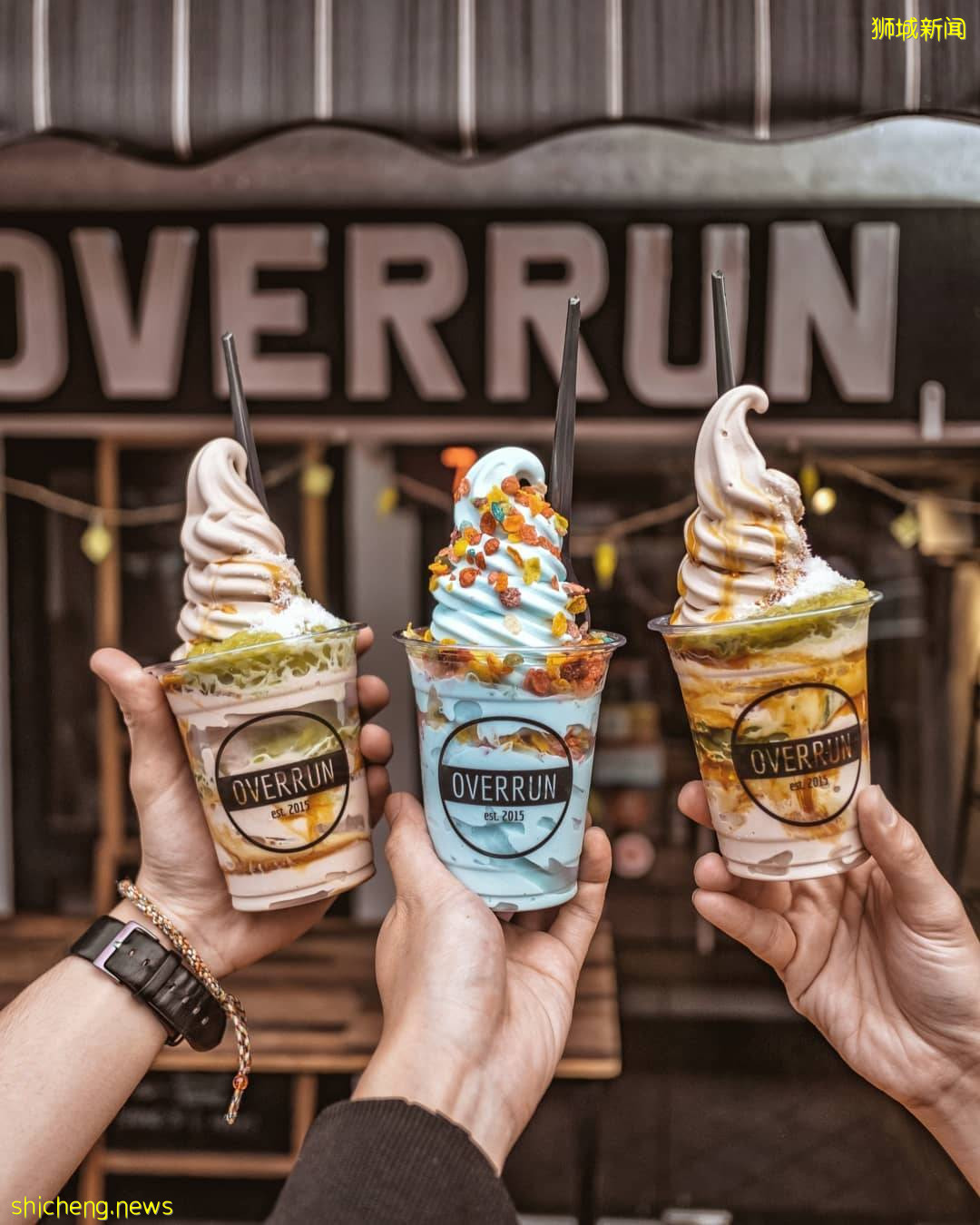 热天来吃冰🍦 Overrun煎蕊榴梿冰淇淋+超多创意口味!满满一杯挤到满,配料绝对不手软💥