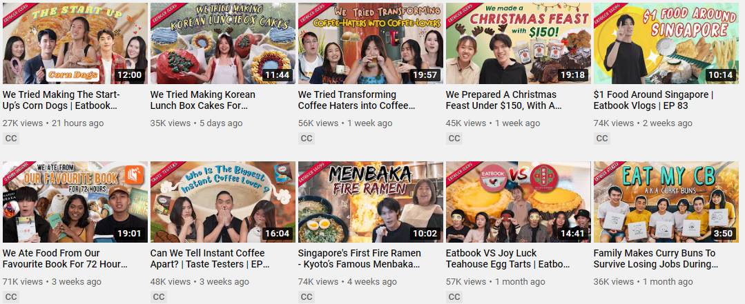 點擊查看新加坡年度熱門 Youtube 榜單