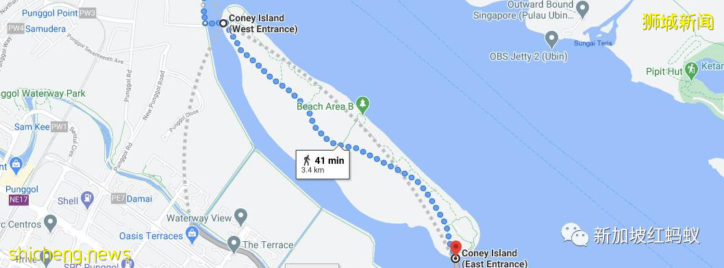 新加坡其实有两个虎豹别墅,其中一个就建在这个未开发的小岛上