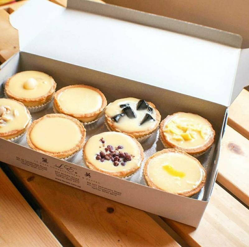 新加坡老字號糕餅鋪L.E. Cafe Confectionery &amp; Pastry✨必吃網紅甜食“豆花撻”入口即化，一盒8粒只需$10