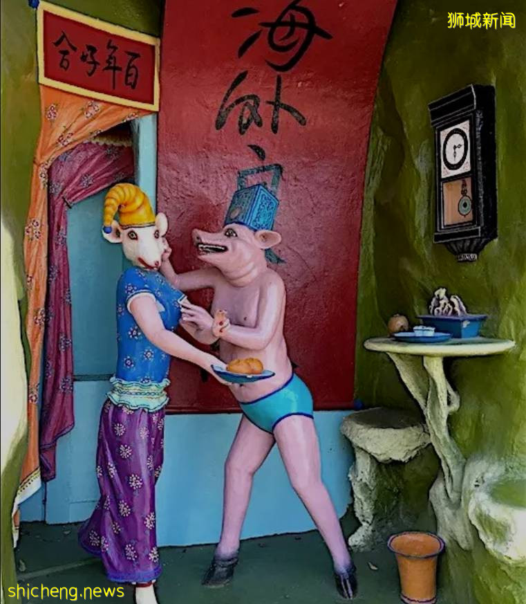 新加坡“地狱”借疫神营销,猪八戒、螃蟹女、美人鱼集体接种疫苗开门迎客
