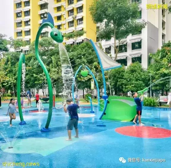 收藏！一站式亲子玩水好去处，就在新加坡这六大免费水上乐园