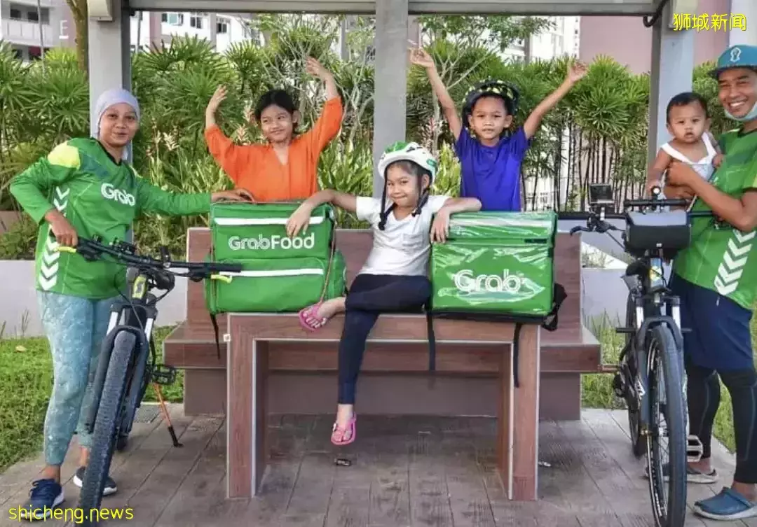 上海人羡慕!新加坡这对夫妻靠送外卖,月入4000新、养5娃