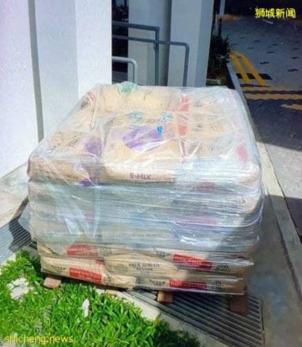 洋灰放组屋楼下 再回头已不翼飞