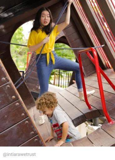 簡簡單單的快樂,中岜魯公園“傾斜火車遊樂場”,不設門票,全天開放