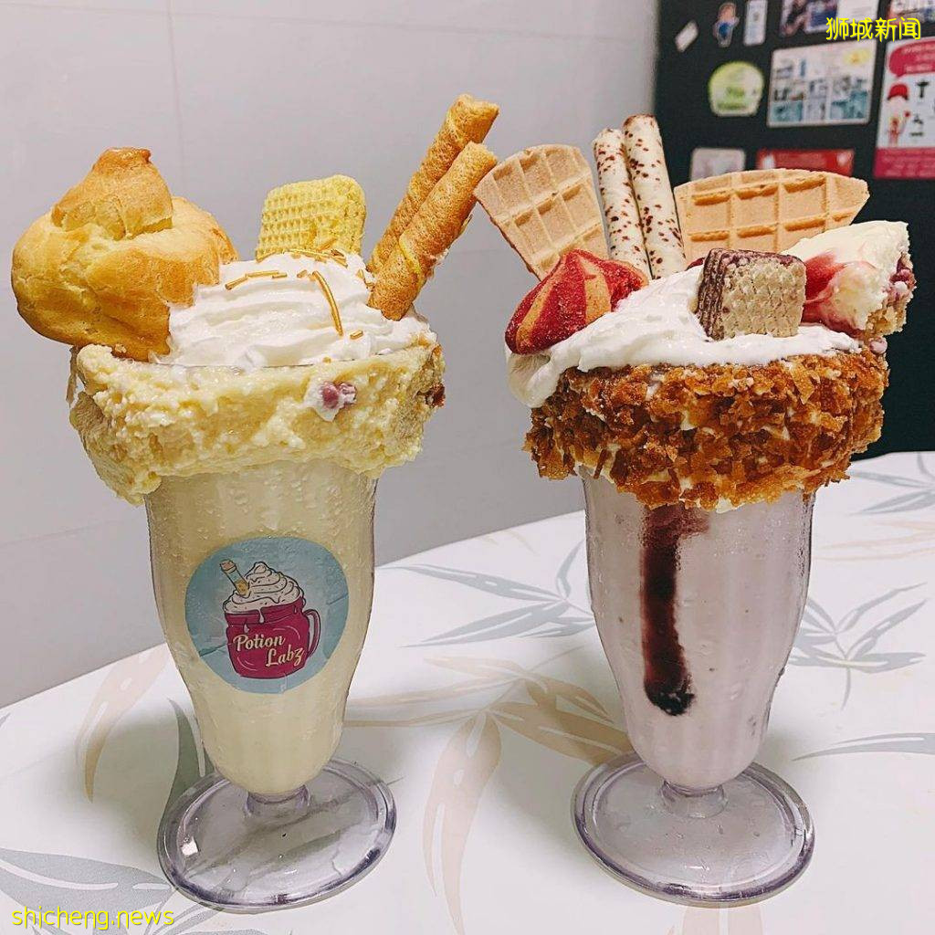 热量炸弹来袭!Potion Labz高颜值奶昔杯💣堆叠满满配料、缤纷色彩超诱人🌈每两星期换菜单