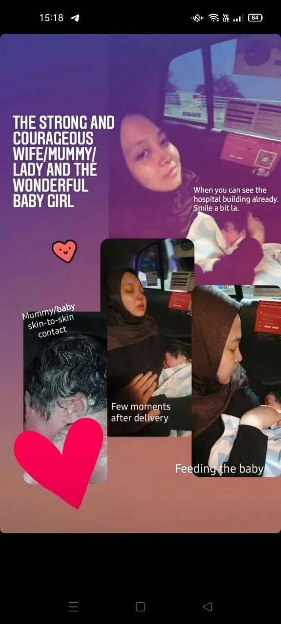 前往医院途中宝宝出世!出生证明地址栏:武吉知马快速公路