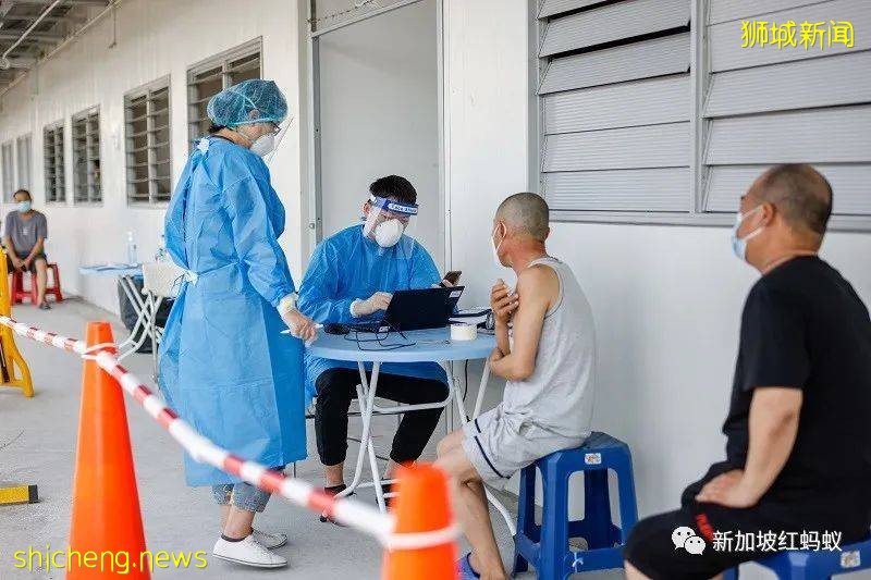 中國籍客工的宿舍夥食大改善！　新加坡人力部：該宿舍大多數客工未接種疫苗