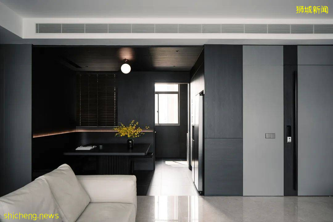 146㎡ 黑色调公寓,打造别样的轻奢感