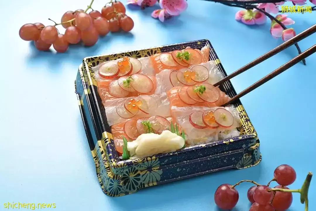 水果寿司+火焰拉面+中式点心下午茶，根本吃不过来