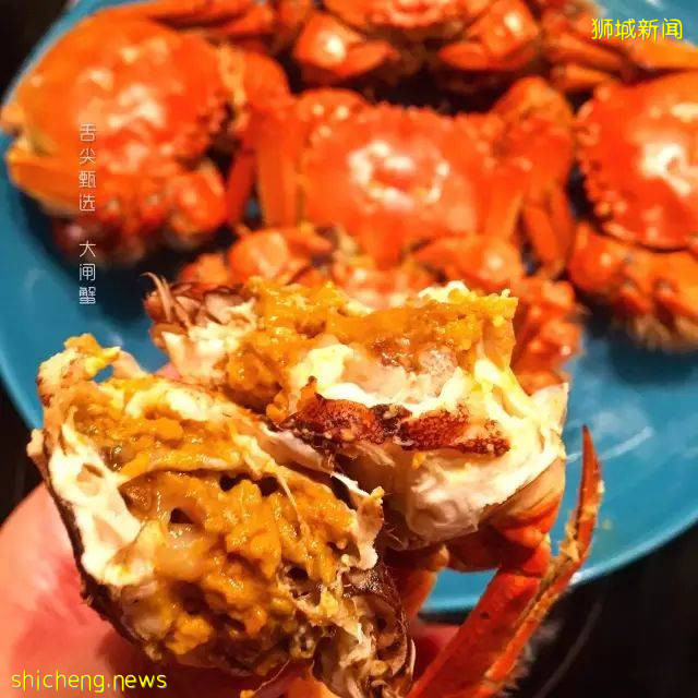 铛铛铛！萬衆期待的蟹中“小鮮肉”，舌尖六月黃大閘蟹登陸獅城啦