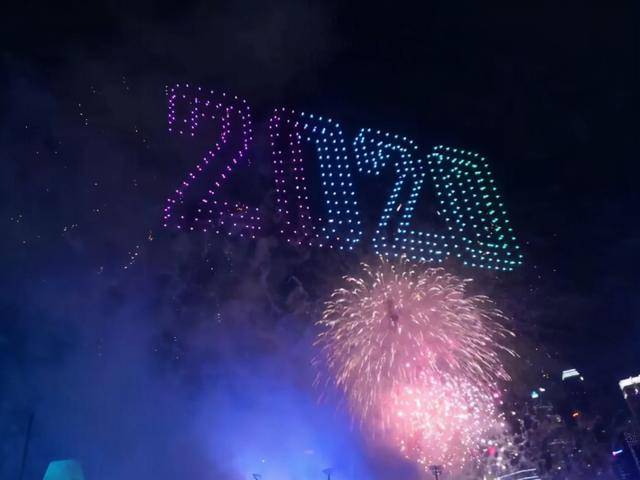 新加坡跨年烟火秀,疫情前VS疫情后