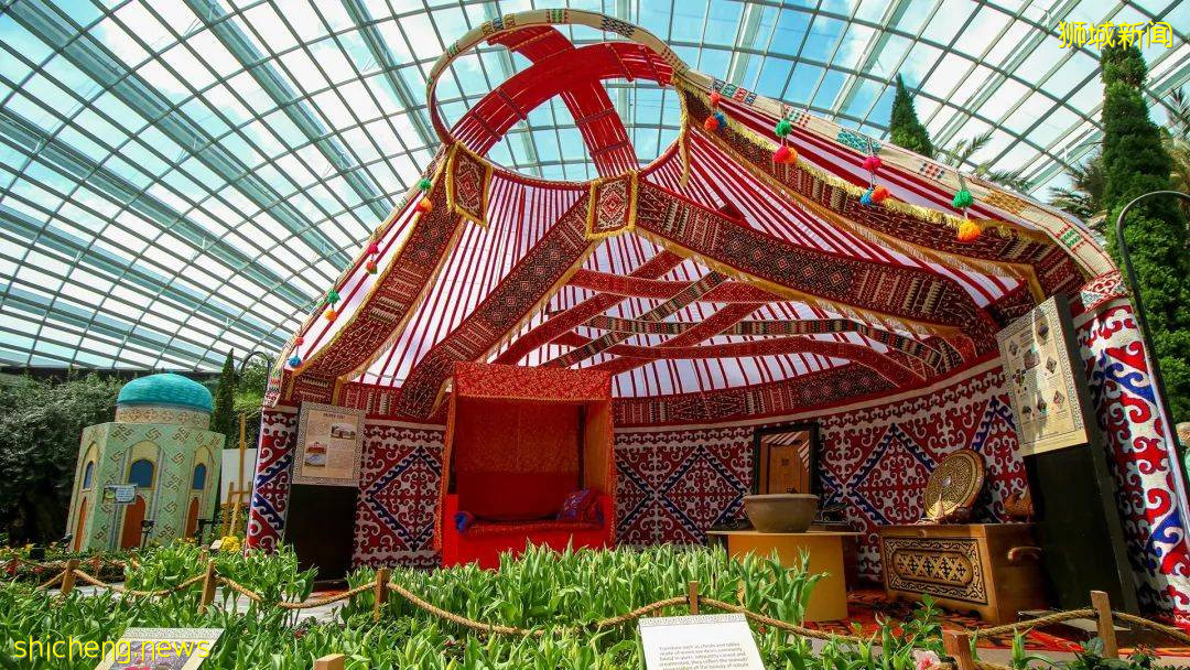 新加坡滨海湾花园郁金香花展绚丽登场!带你穿越到哈萨克!去游牧,去流浪