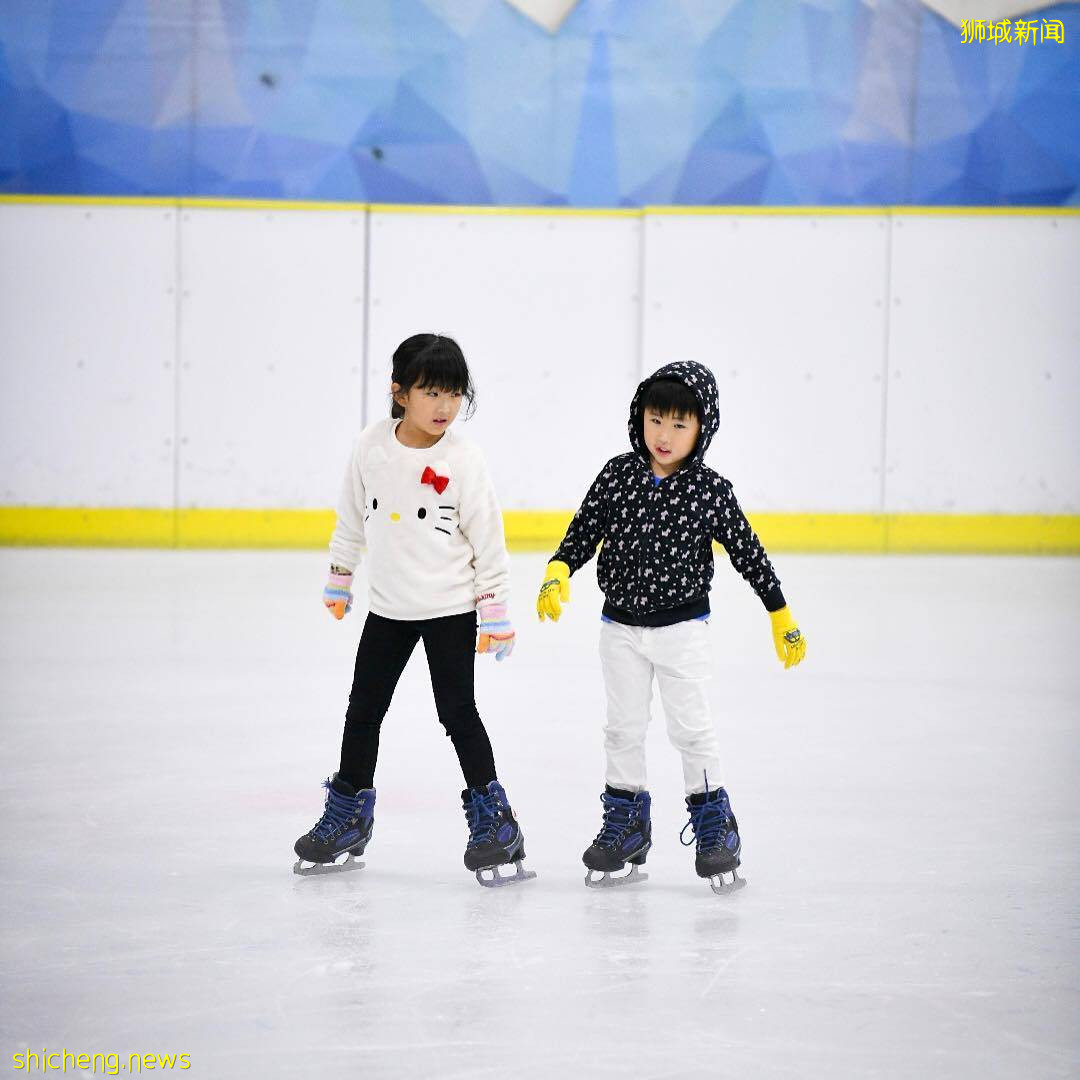 Ice World大型室内溜冰场⛸️ 炎热夏天里的小清凉！一小时只要S$7.50❄️ 