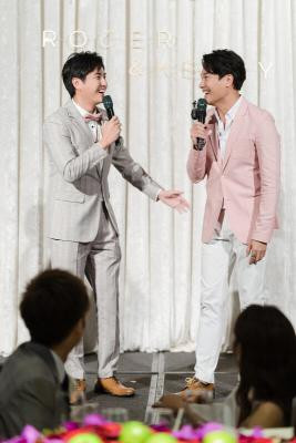 潘嘉丽台北出嫁 黄靖伦 王建复代表家人 婚宴致词