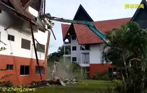 峇淡度假村 房屋遭强行拆除 狮城屋主受影响
